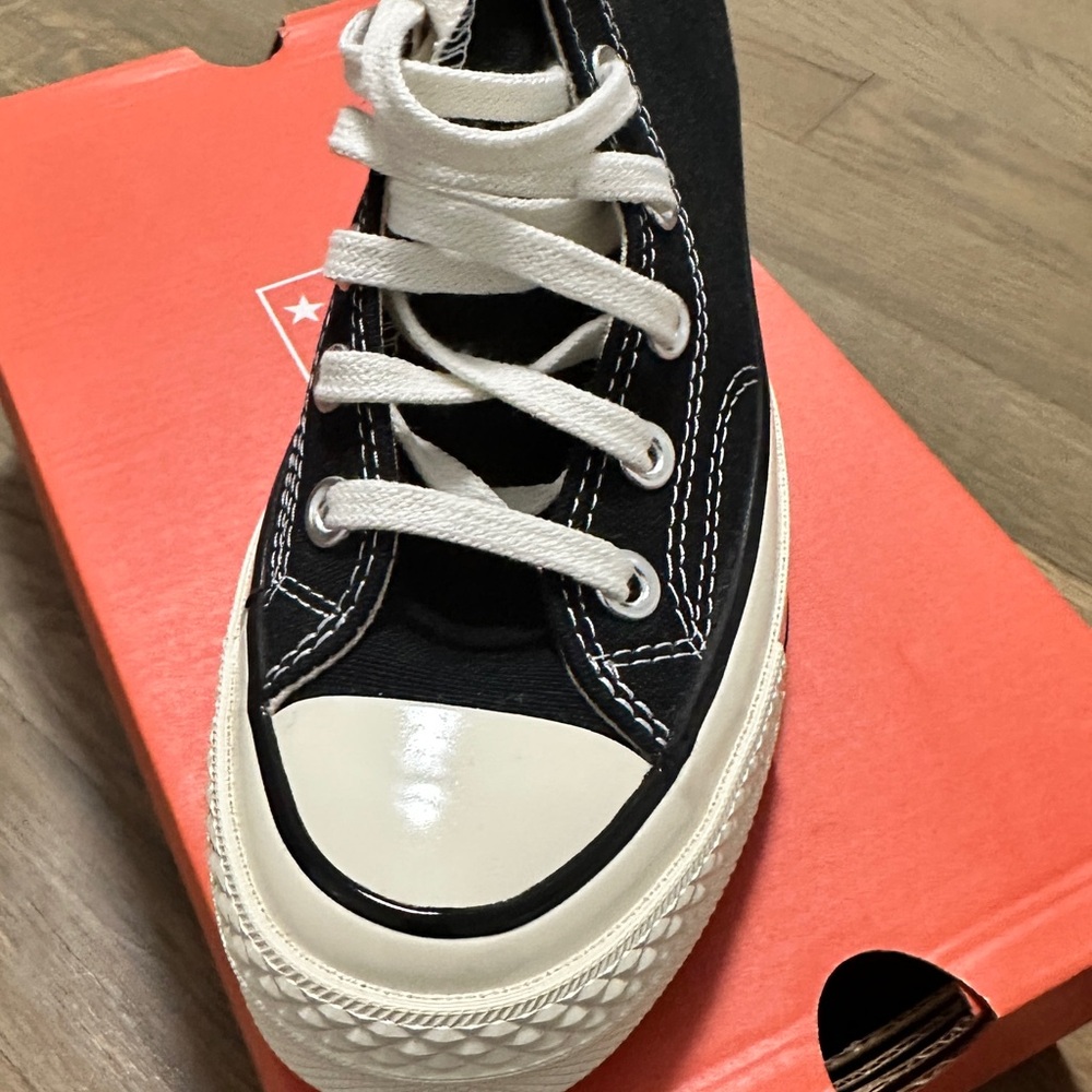 Converse Black and Gray High-Tops